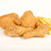 4 Piece Pack Chicken &amp; Chips Meal